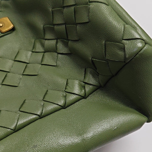 Lambskin Tote Bag Green