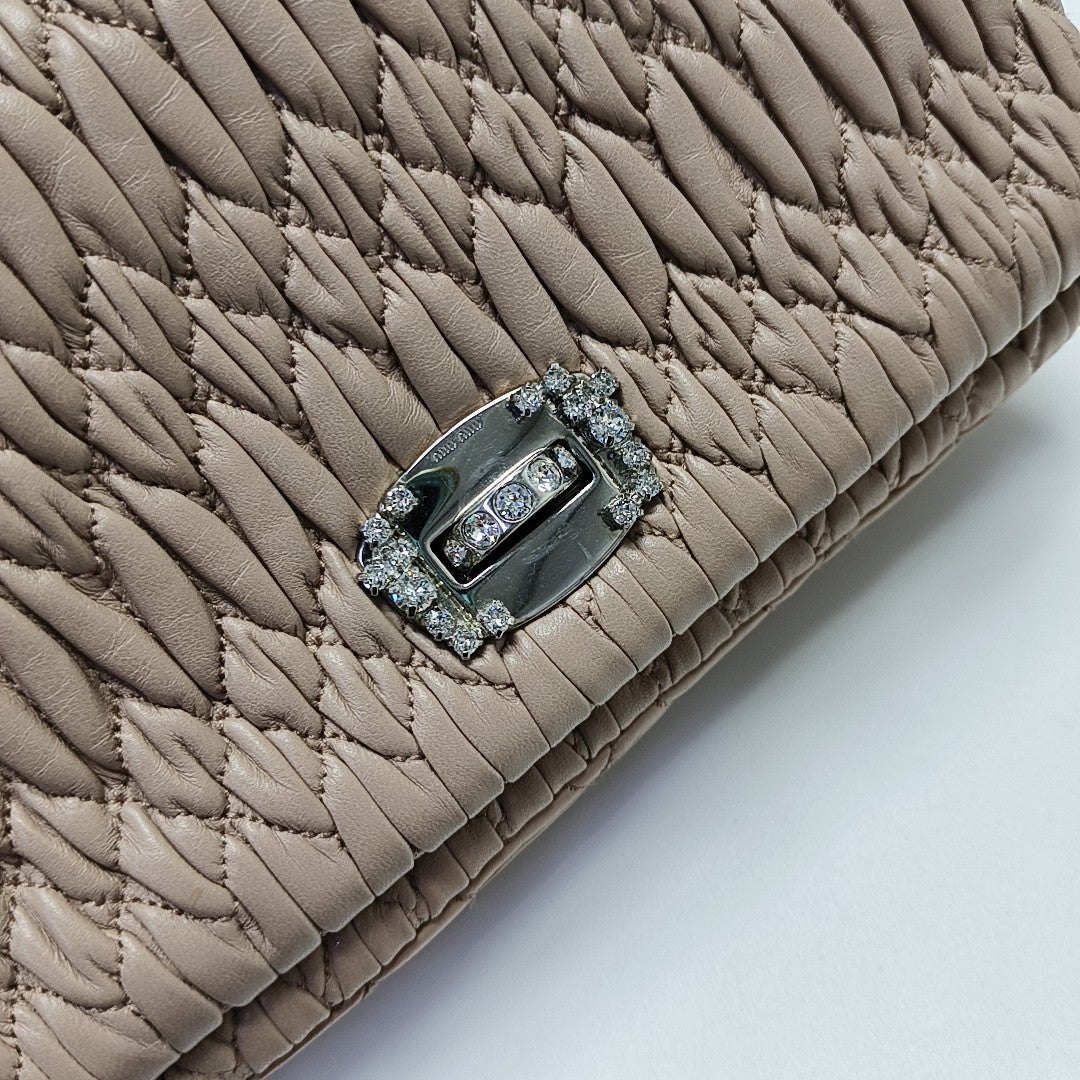 Crystal Lambskin Pink