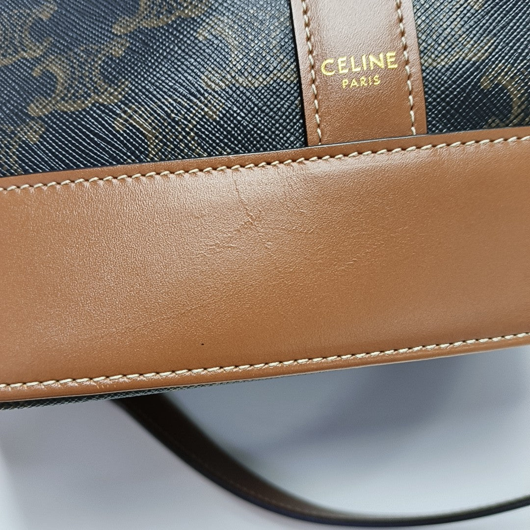 TRIOMPHE CANVAS Medium Coated Canvas Brown