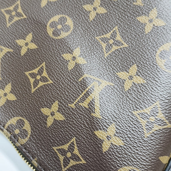 COOKIE BB Monogram Coated Canvas Brown
