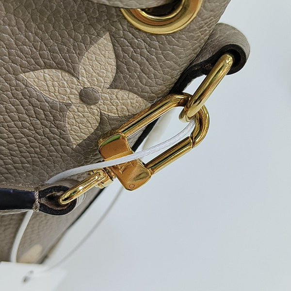 NOÉ Nano Monogram Calfskin Gray