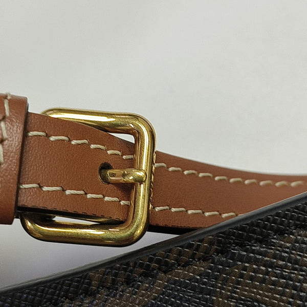 Coated Canvas Medium Brown