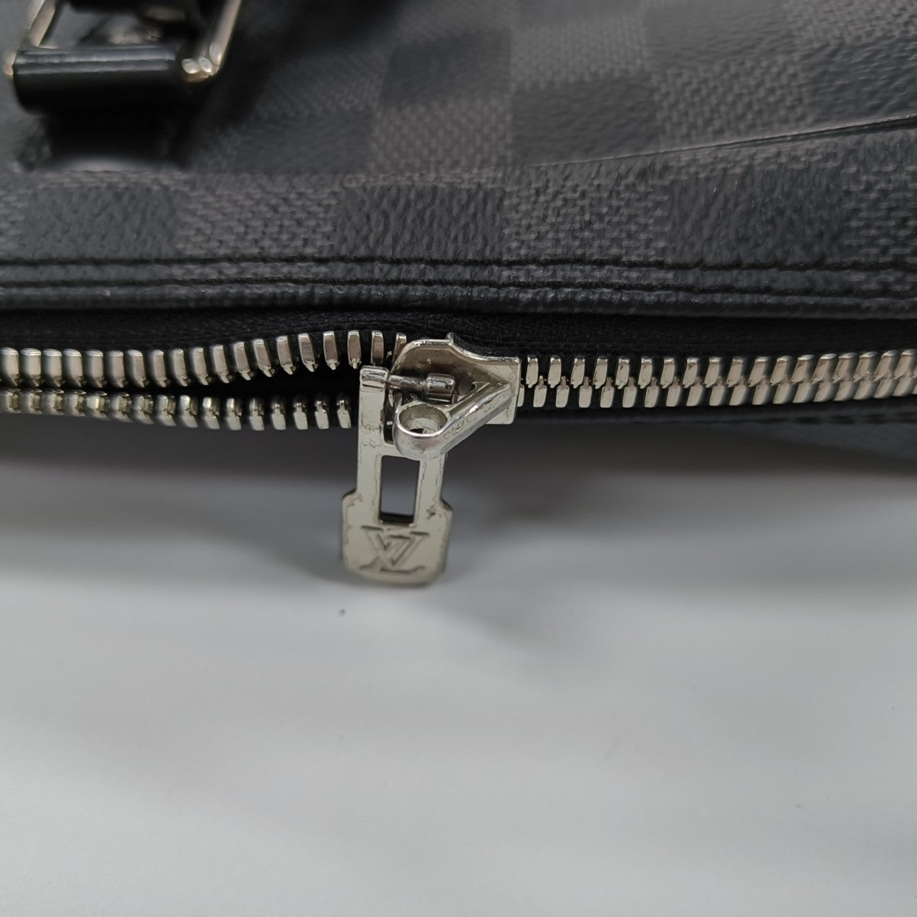 PORTE-DOCUMENTS Damier Graphite Coated Canvas Gray