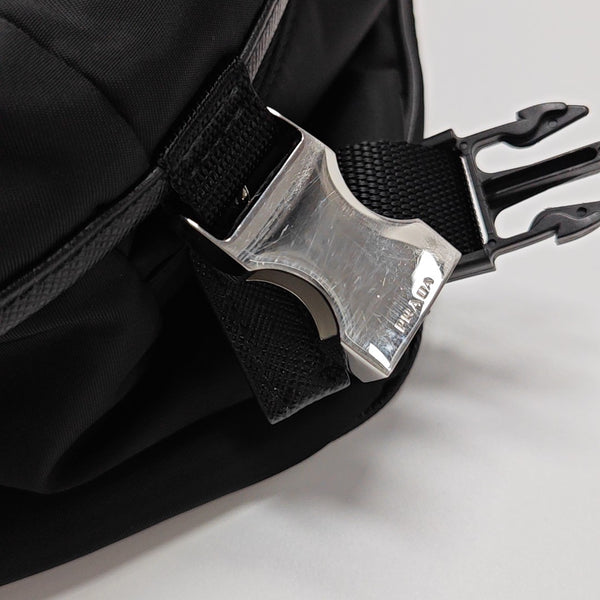 Nylon Shoulder Bag Black