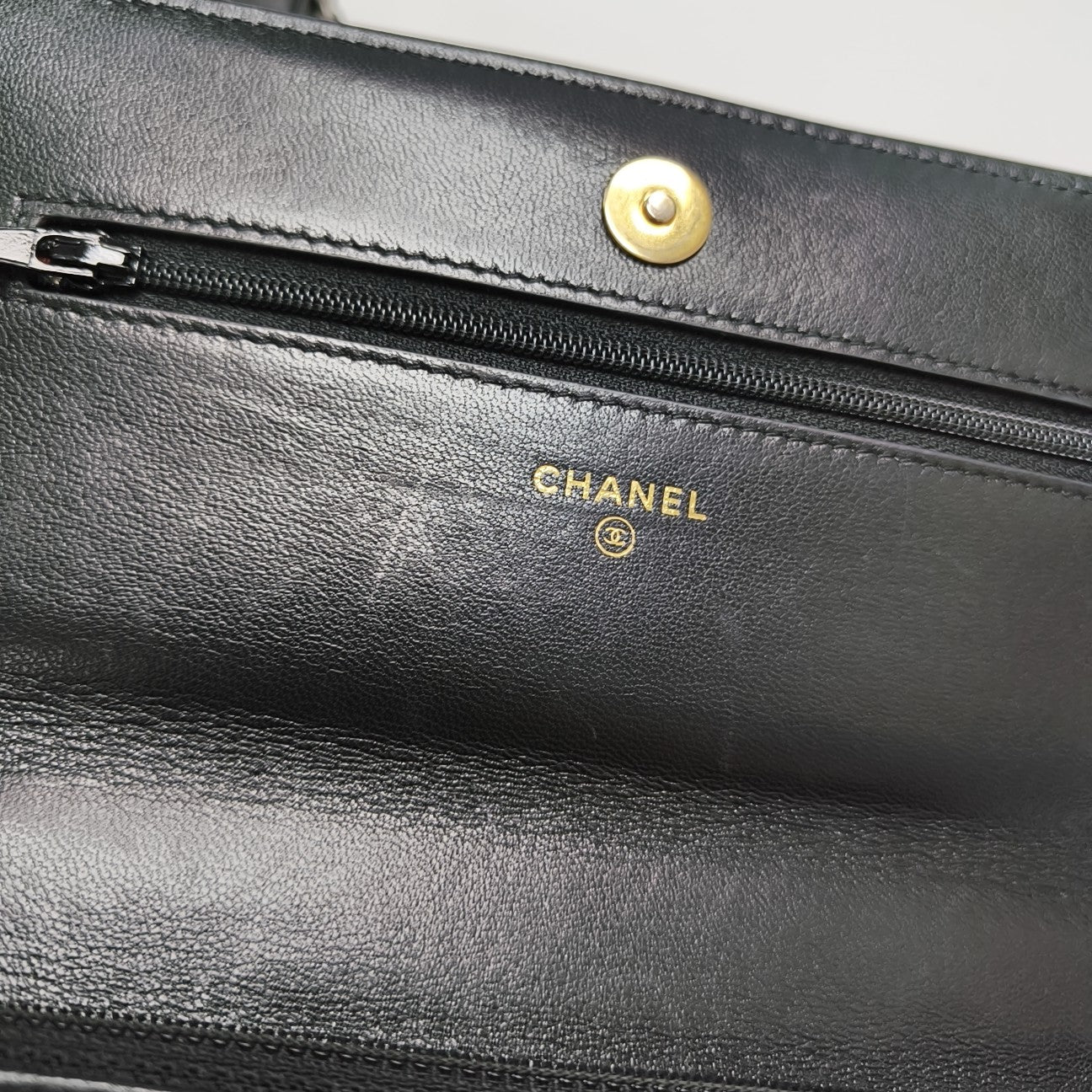 CHANEL 19 WOC Quilted Lambskin Black