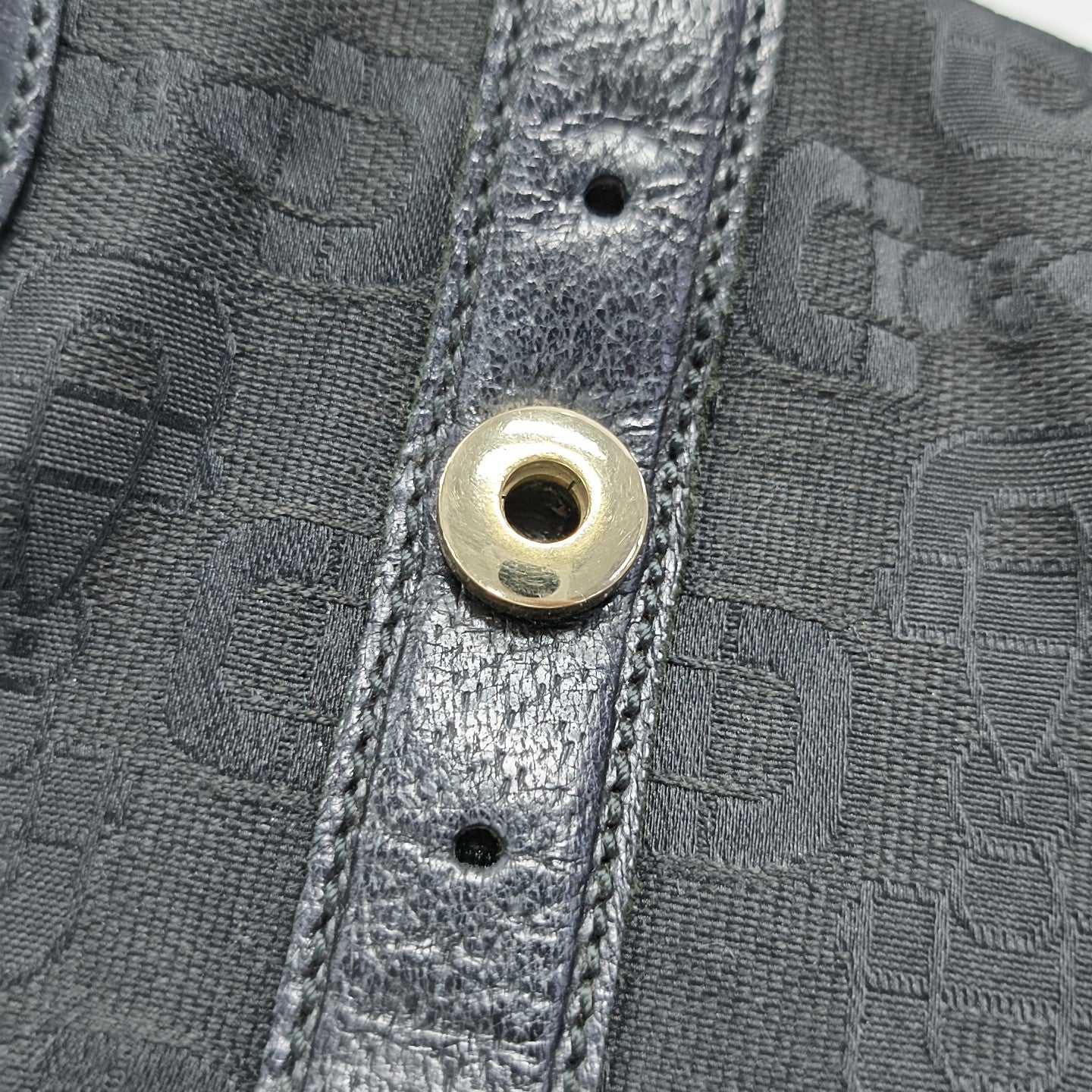 Canvas Top Handle Bag Black