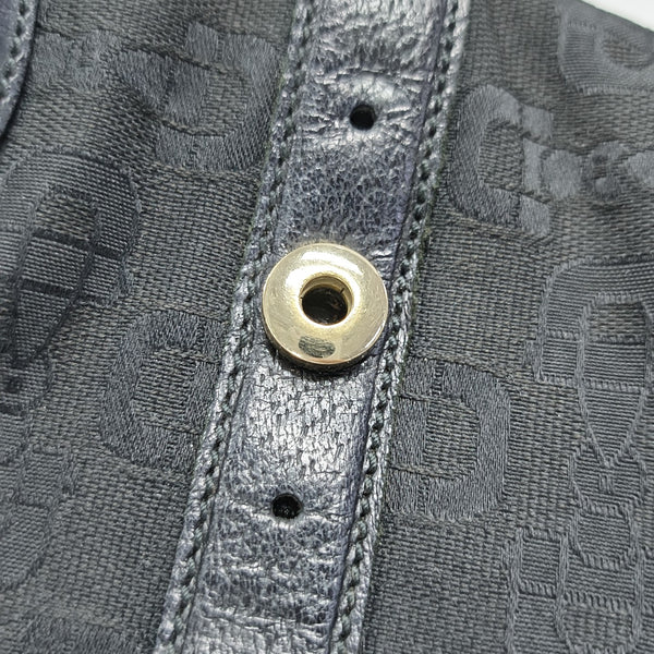 Canvas Top Handle Bag Black