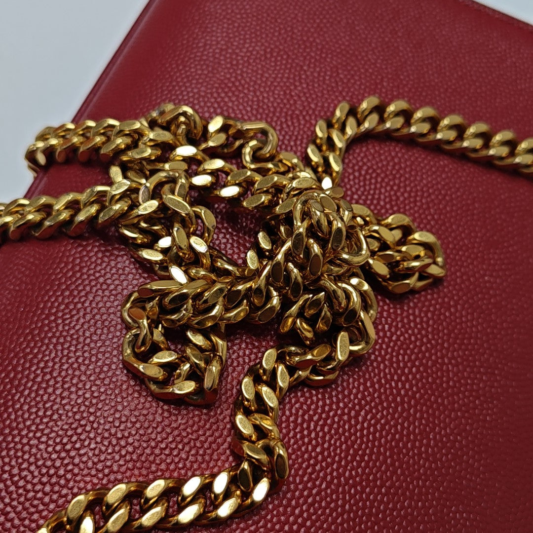 KATE Small Calfskin Red