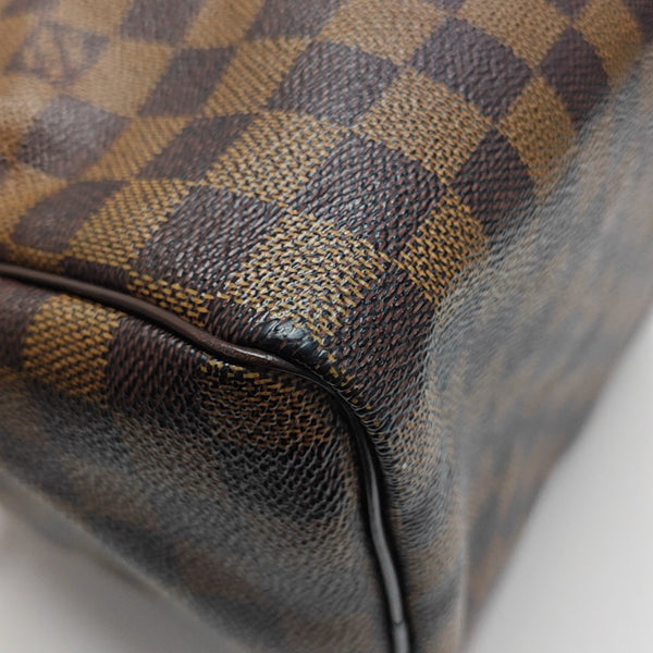 SPEEDY 25 Damier Ebene Coated Canvas Brown