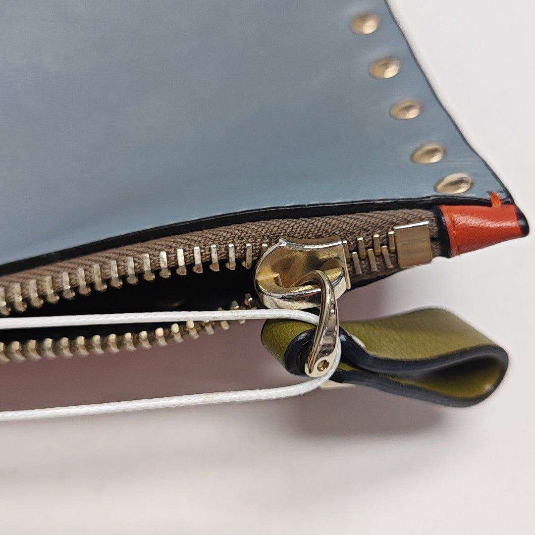Rockstud Calfskin Blue