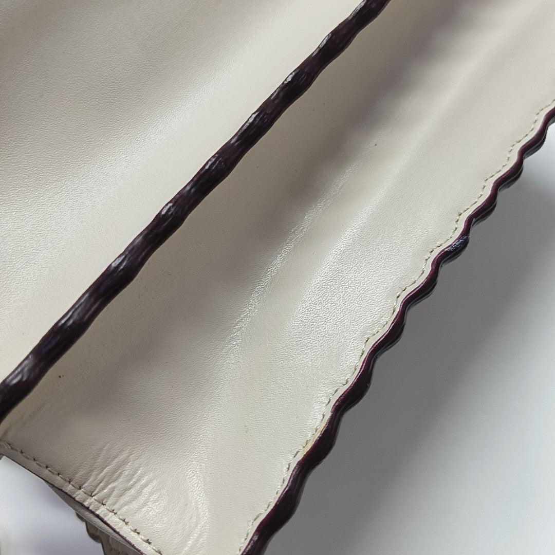 Kan I Medium Calfskin White