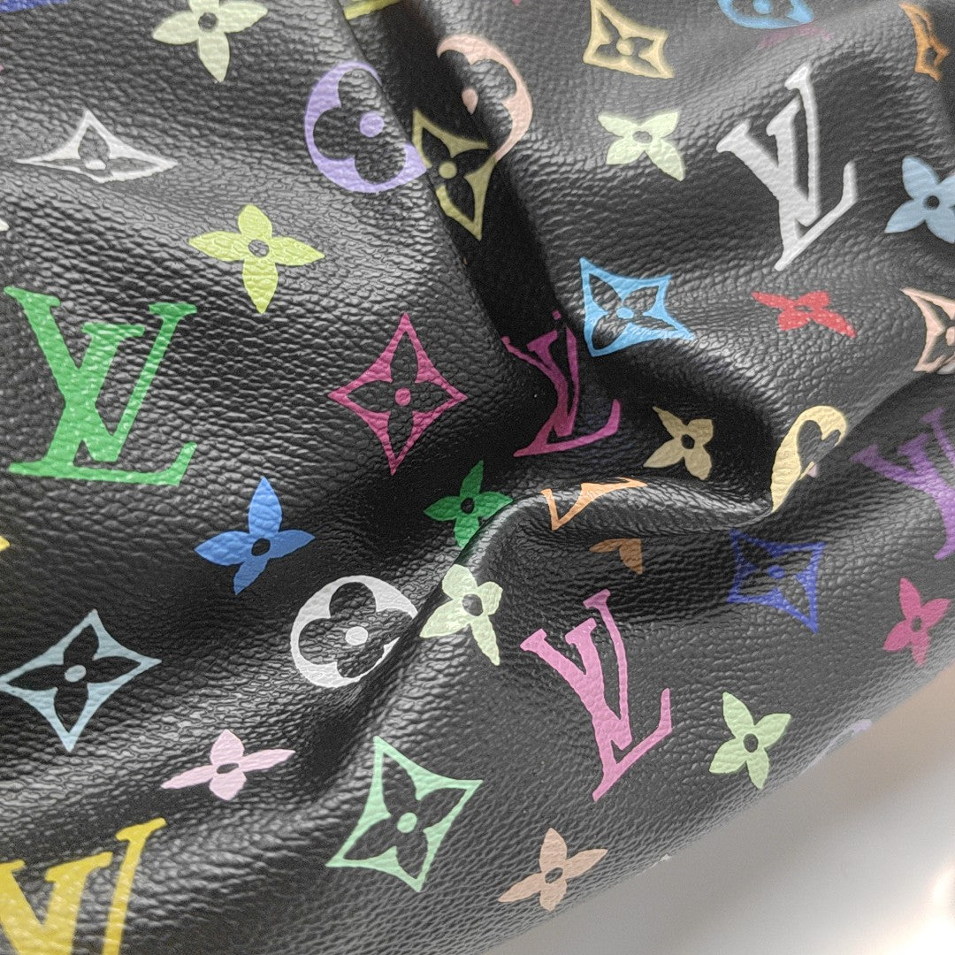 LV × TM JUDY Monogram Coated Canvas Black