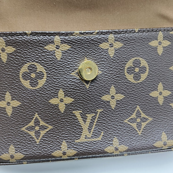 IVY Monogram Coated Canvas Brown