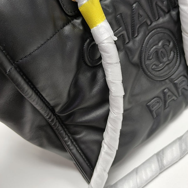 DEAUVILLE Small Calfskin Black