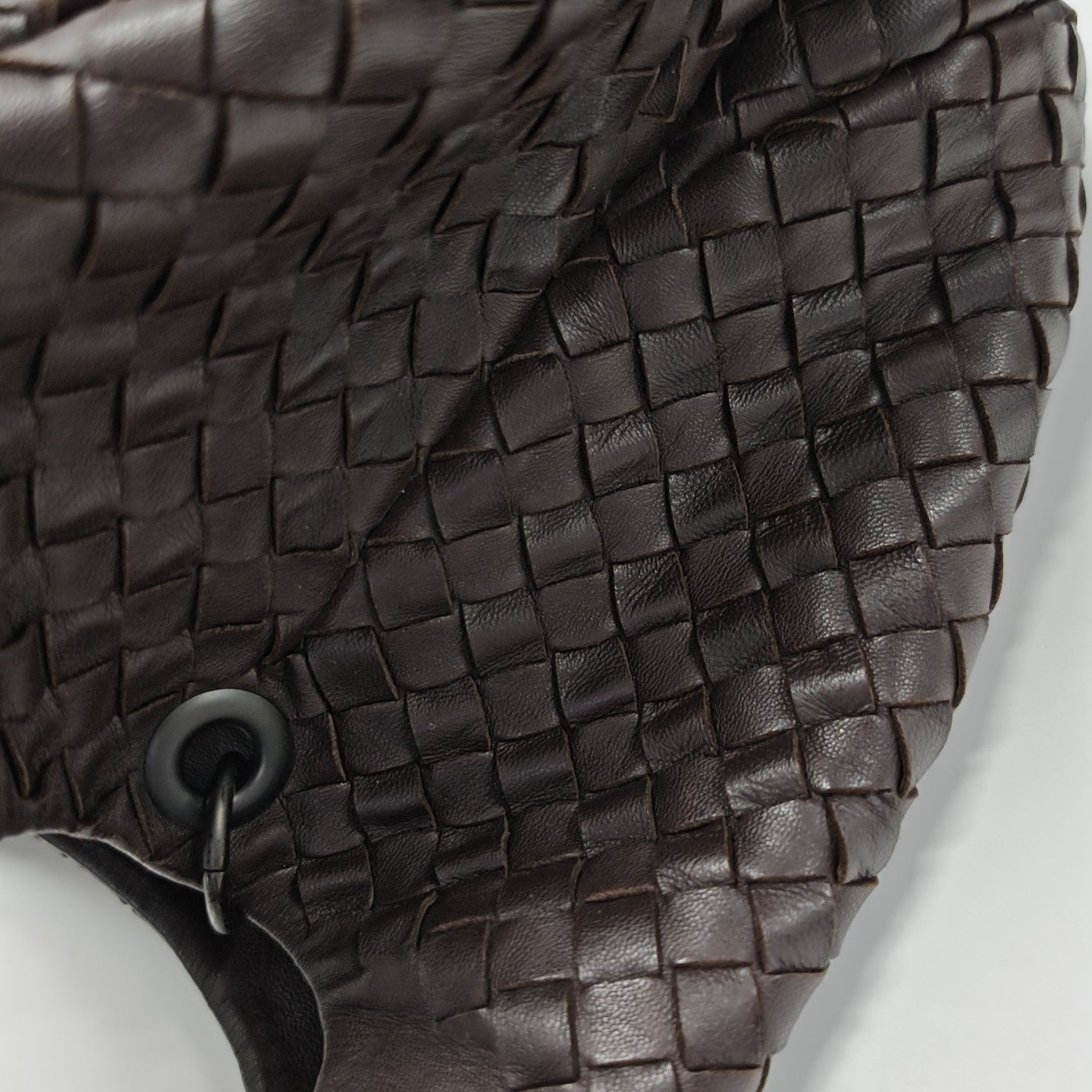 Calfskin Top Handle Bag Brown