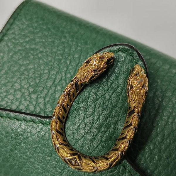 Authenticated pre-owned  Dionysus Calfskin Green - Top Handle Bag at Looply