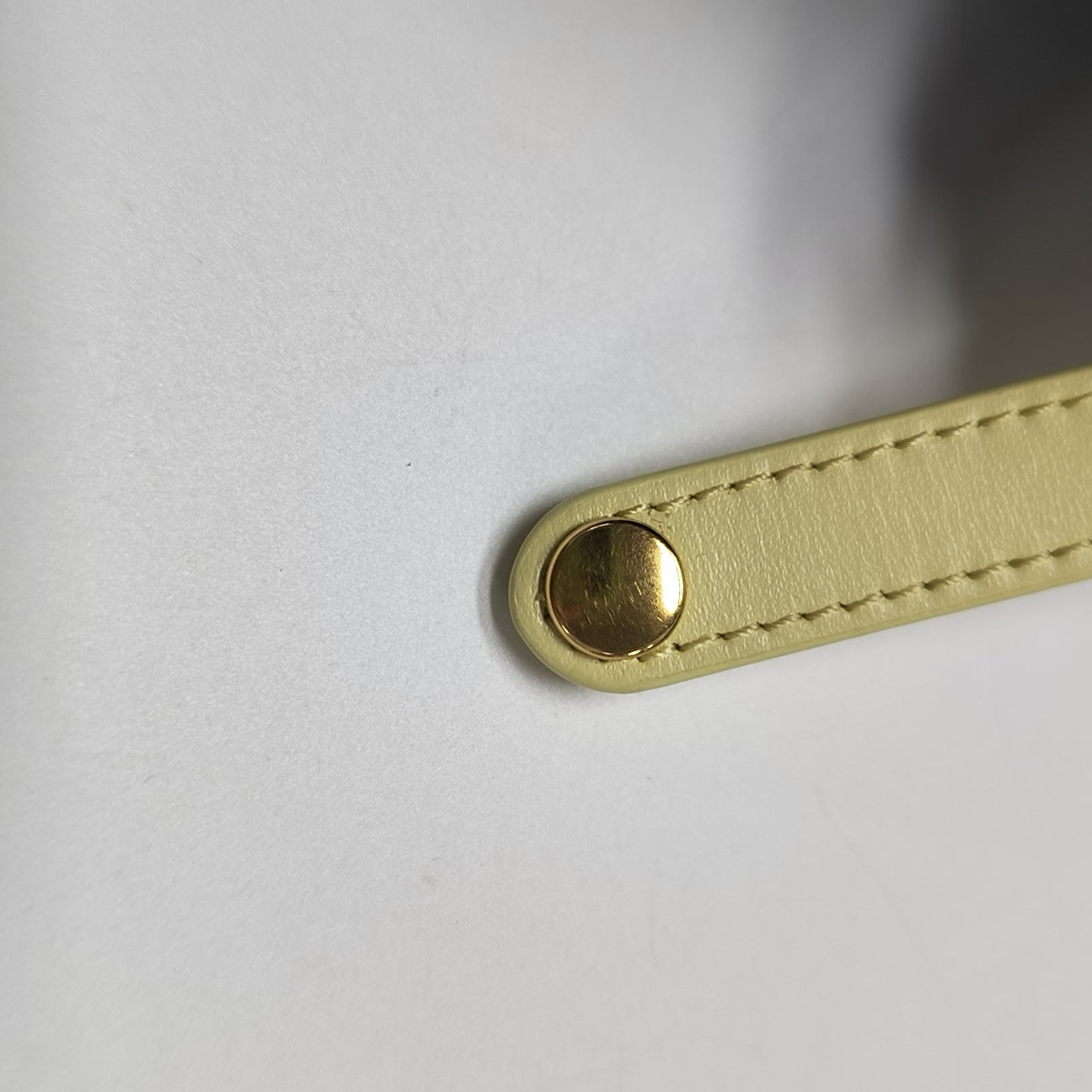 TRIOMPHE Mini Calfskin Yellow