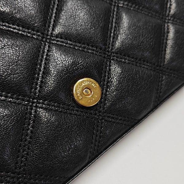 BECKY Quilted Calfskin Black