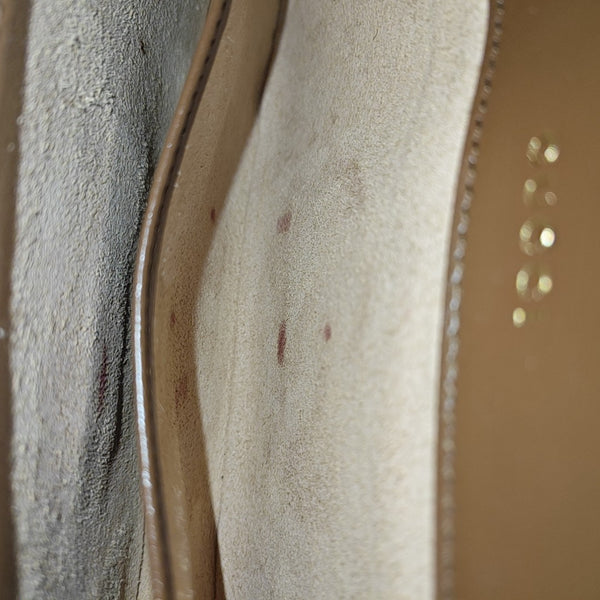 Horsebit 1955 Small Monogram Coated Canvas Beige