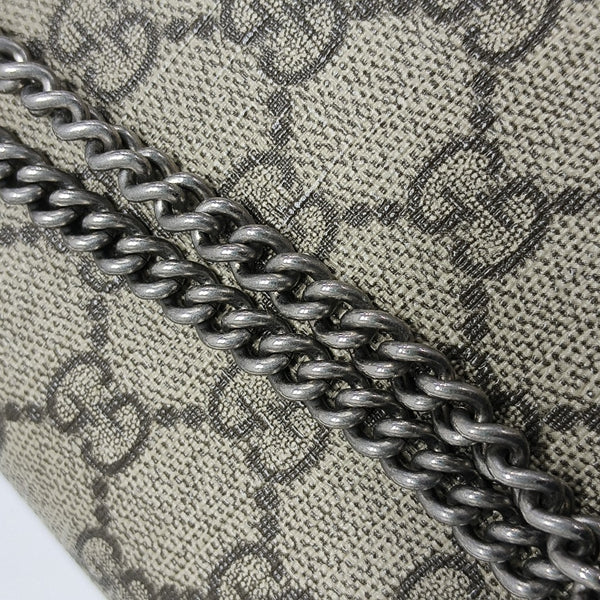 Dionysus Super Mini Monogram Coated Canvas Beige
