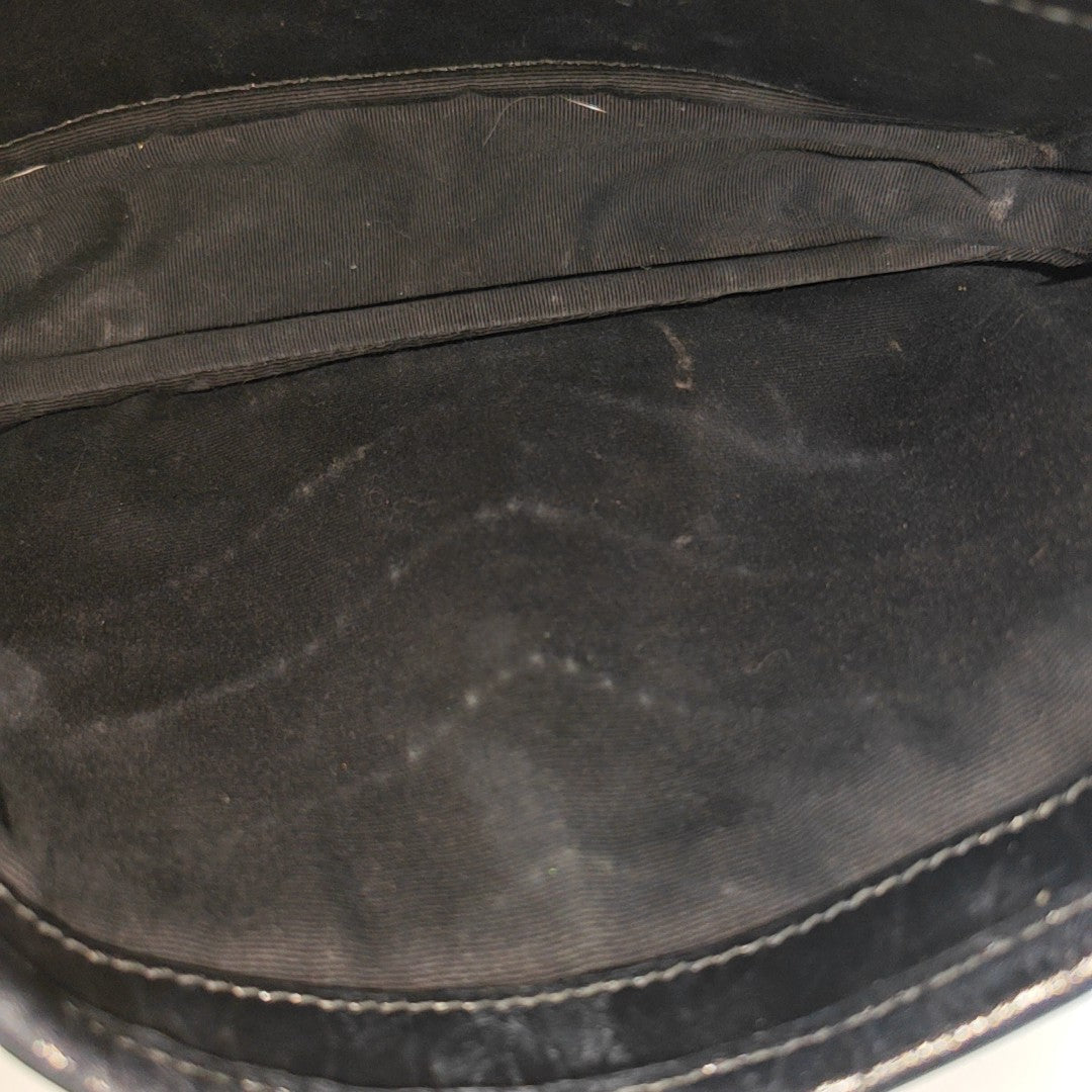 NIKI Small Chevron Calfskin Black