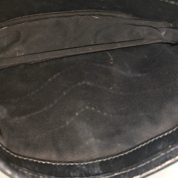NIKI Small Chevron Calfskin Black