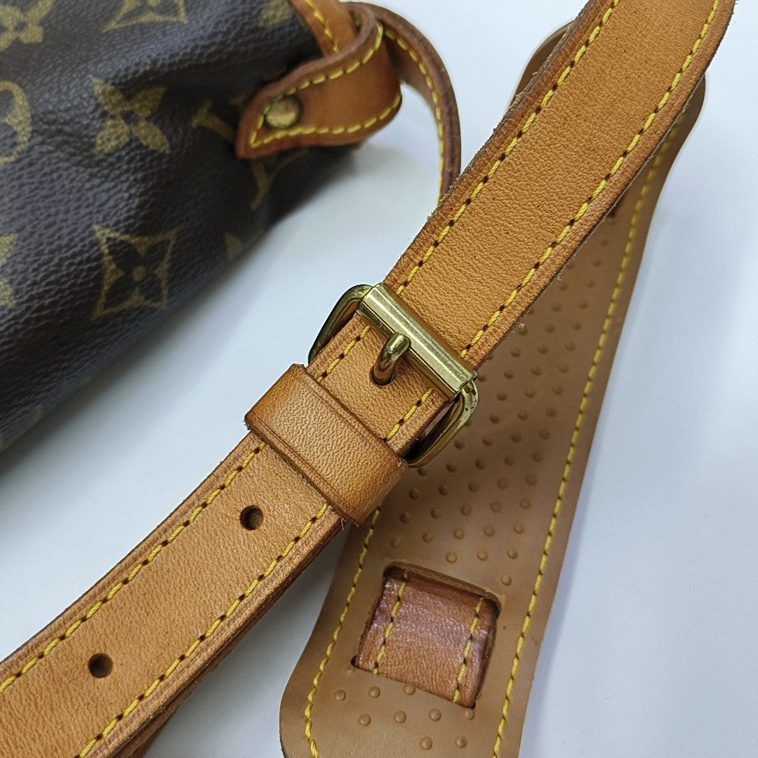 SAUMUR Monogram Coated Canvas Brown