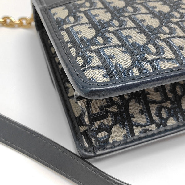 30 Montaigne Oblique Canvas Blue