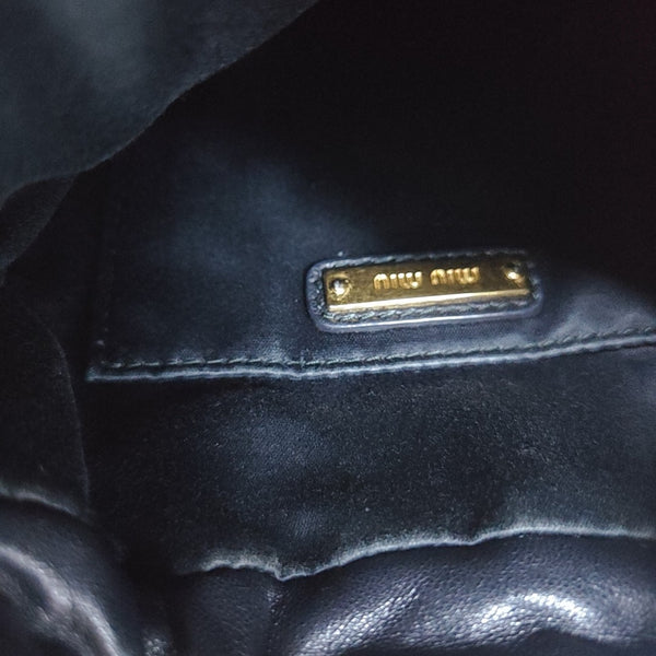 Matelassé Quilted Lambskin Black