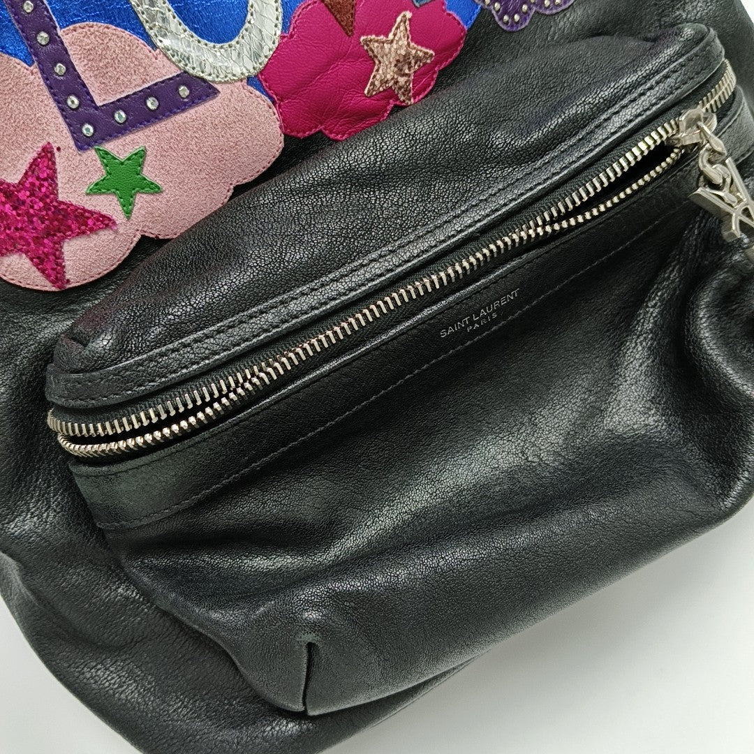 Calfskin Backpack Black