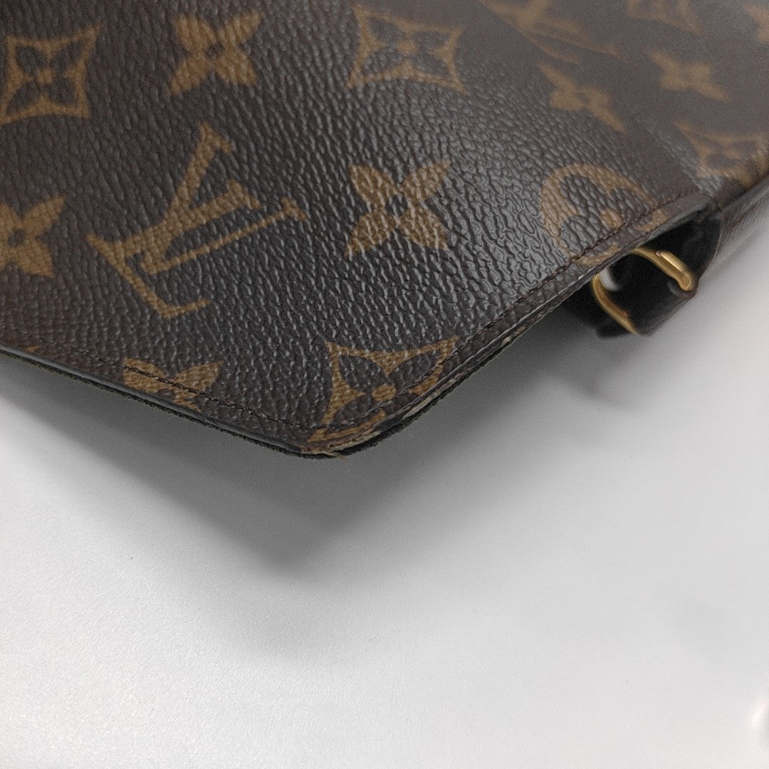 FÉLICIE Monogram Coated Canvas Brown