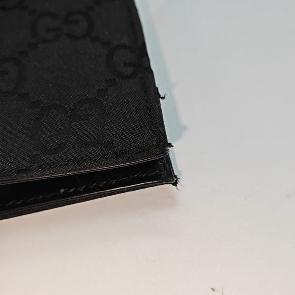 Monogram Fabric Tote Bag Black