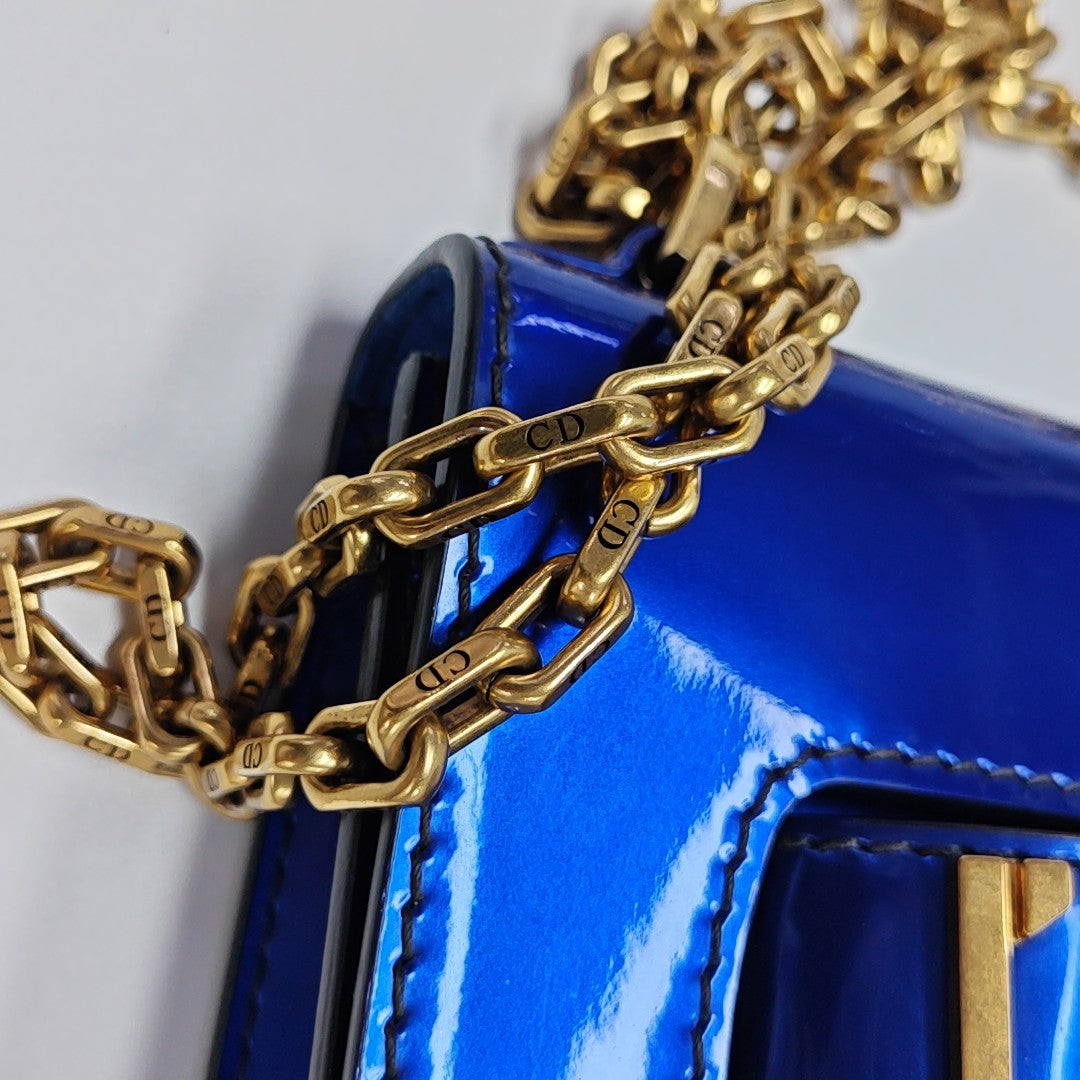 J'adior Patent Leather Blue