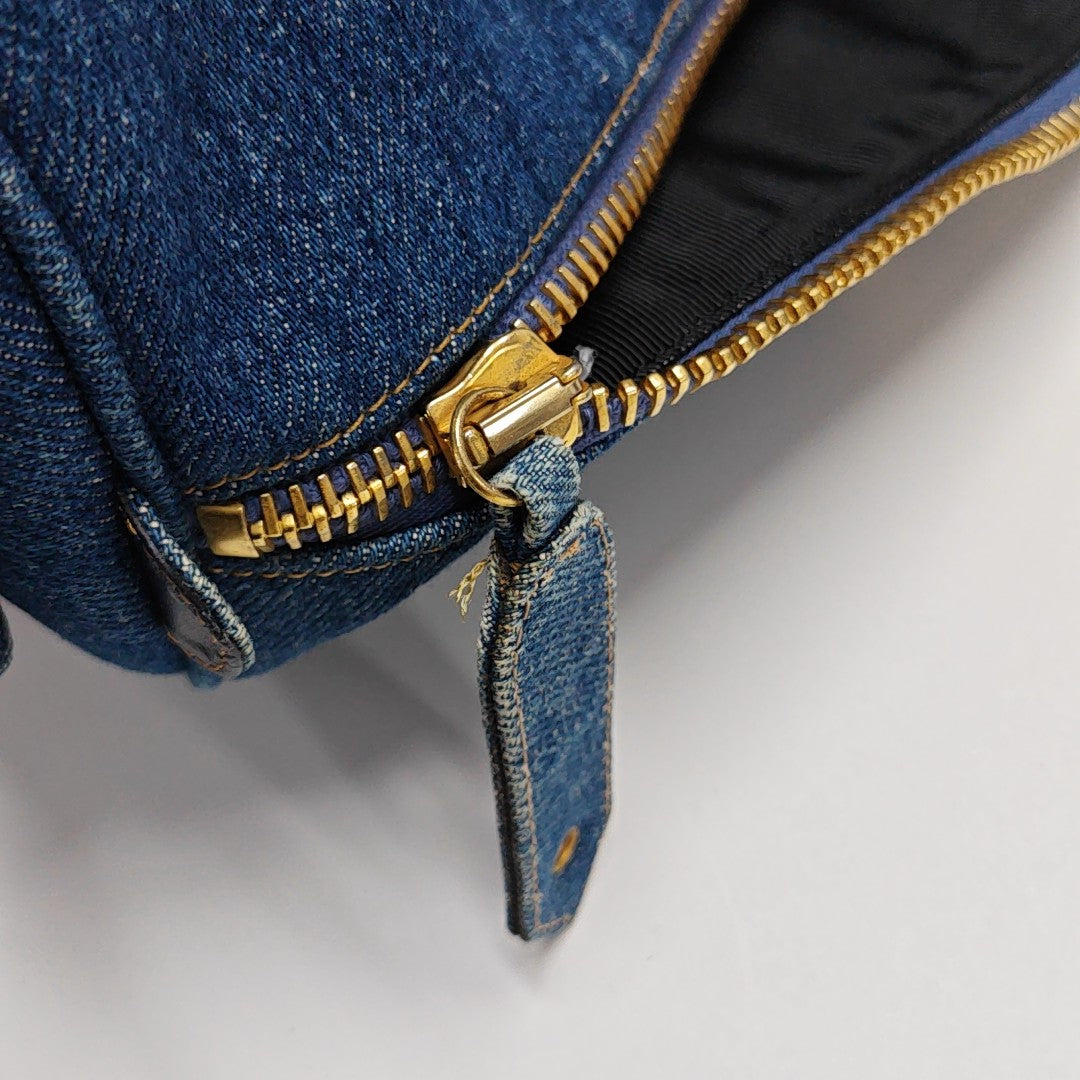 Denim Shoulder Bag Blue