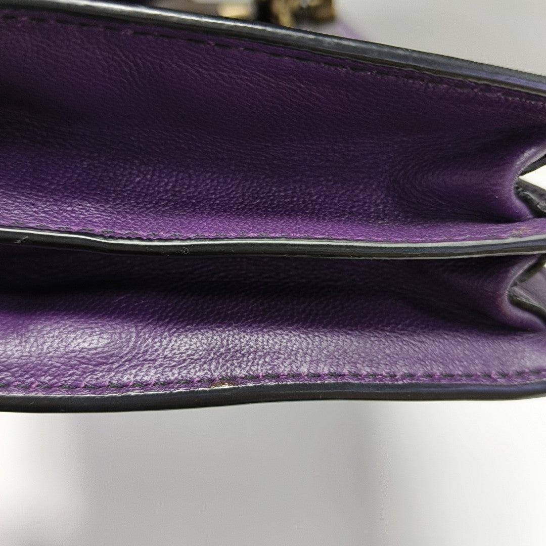 Olimpia Knot Lambskin Purple