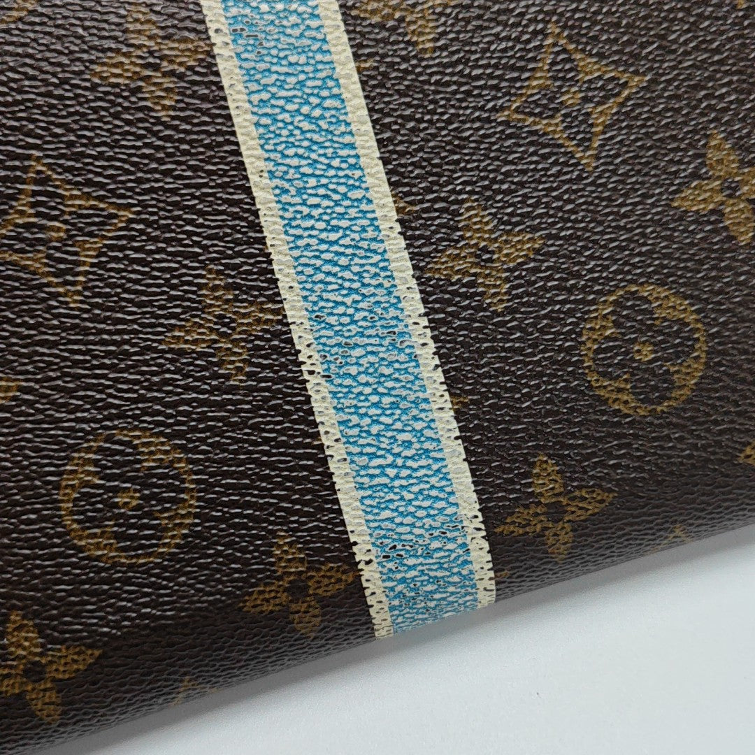 ZIPPY Monogram Coated Canvas Brown Wallet