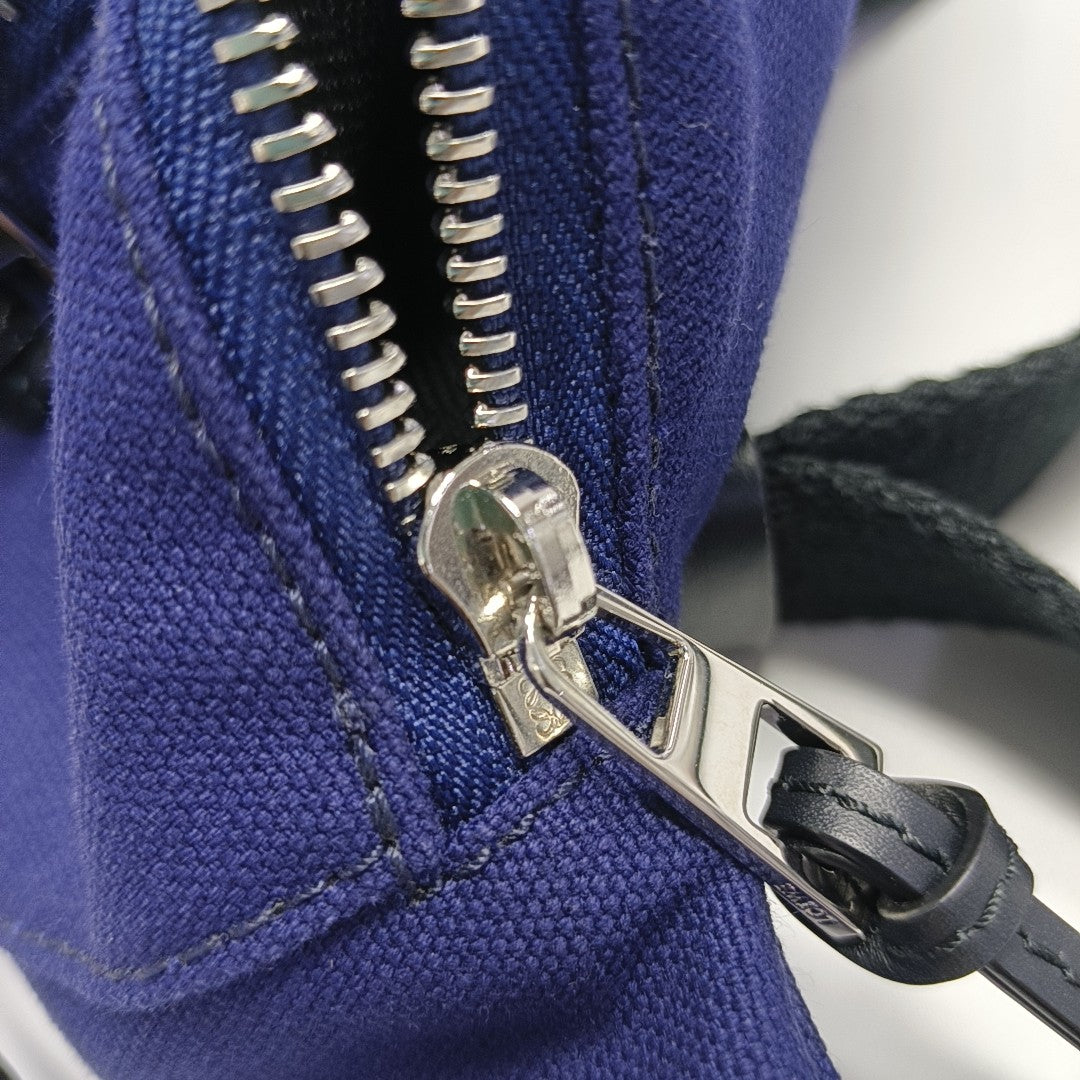 Canvas Belt Bag Blue