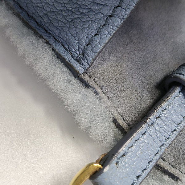 Fabric Shoulder Bag Blue
