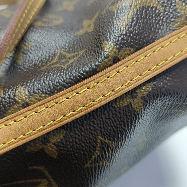 NÉONOÉ Nano Monogram Coated Canvas Brown