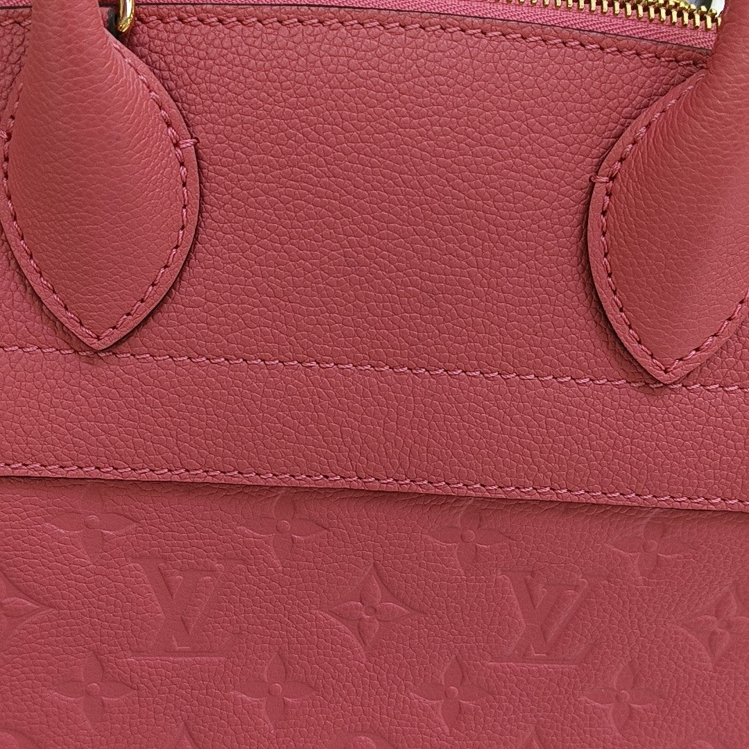 PONNEUF MM Monogram Calfskin Pink