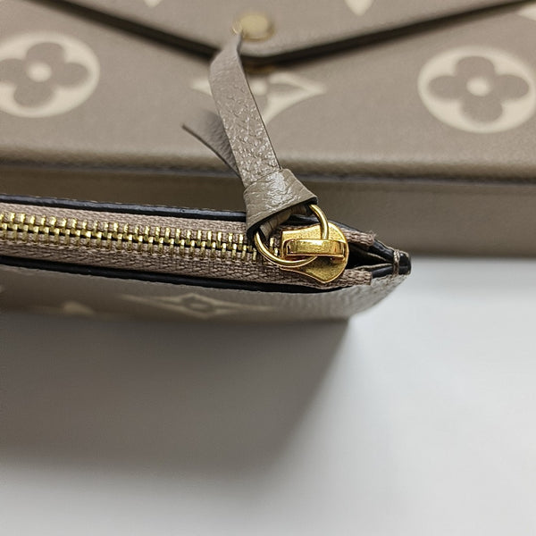 FÉLICIE Monogram Calfskin Gray
