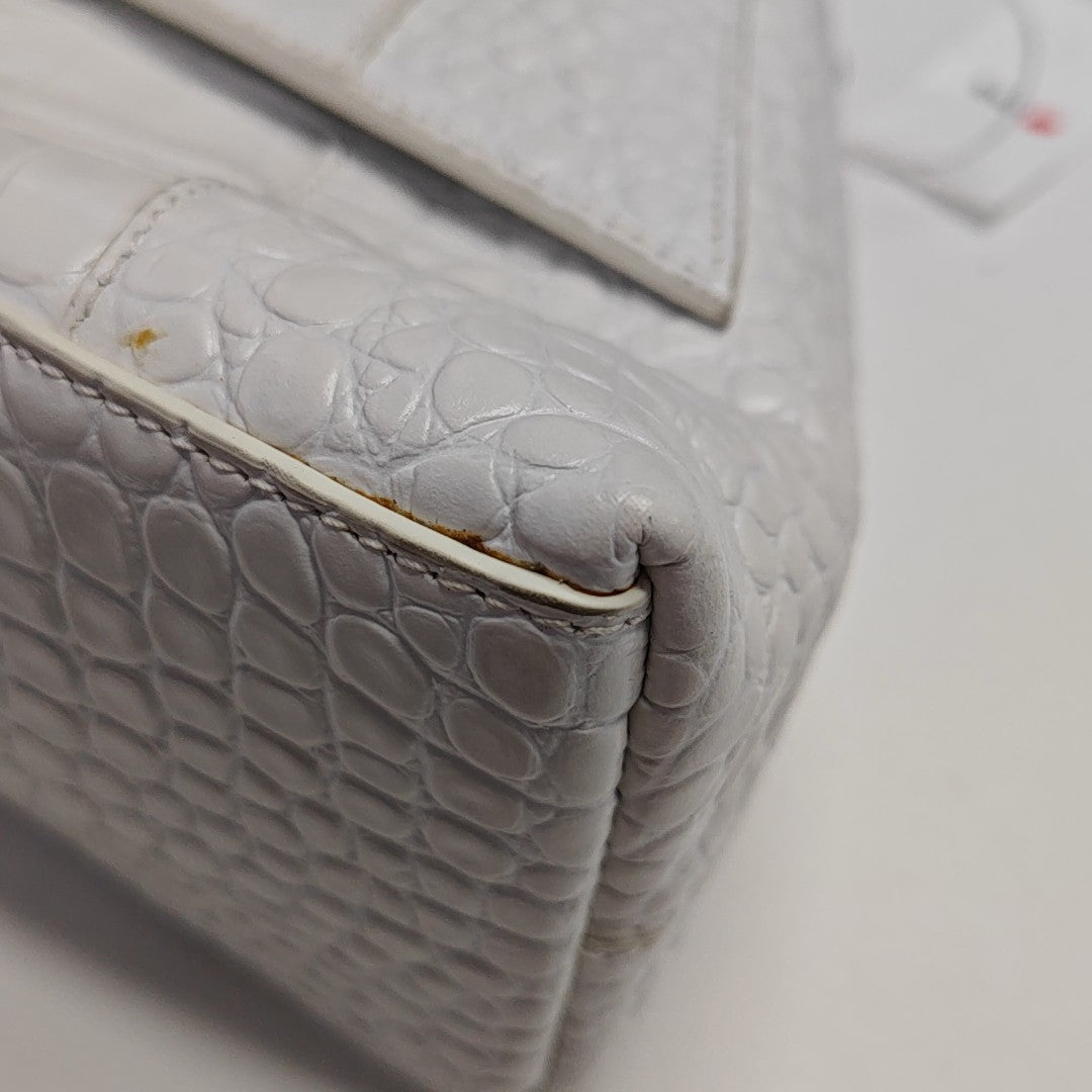 Downtown Calfskin White