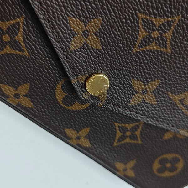 FÉLICIE Monogram Coated Canvas Brown