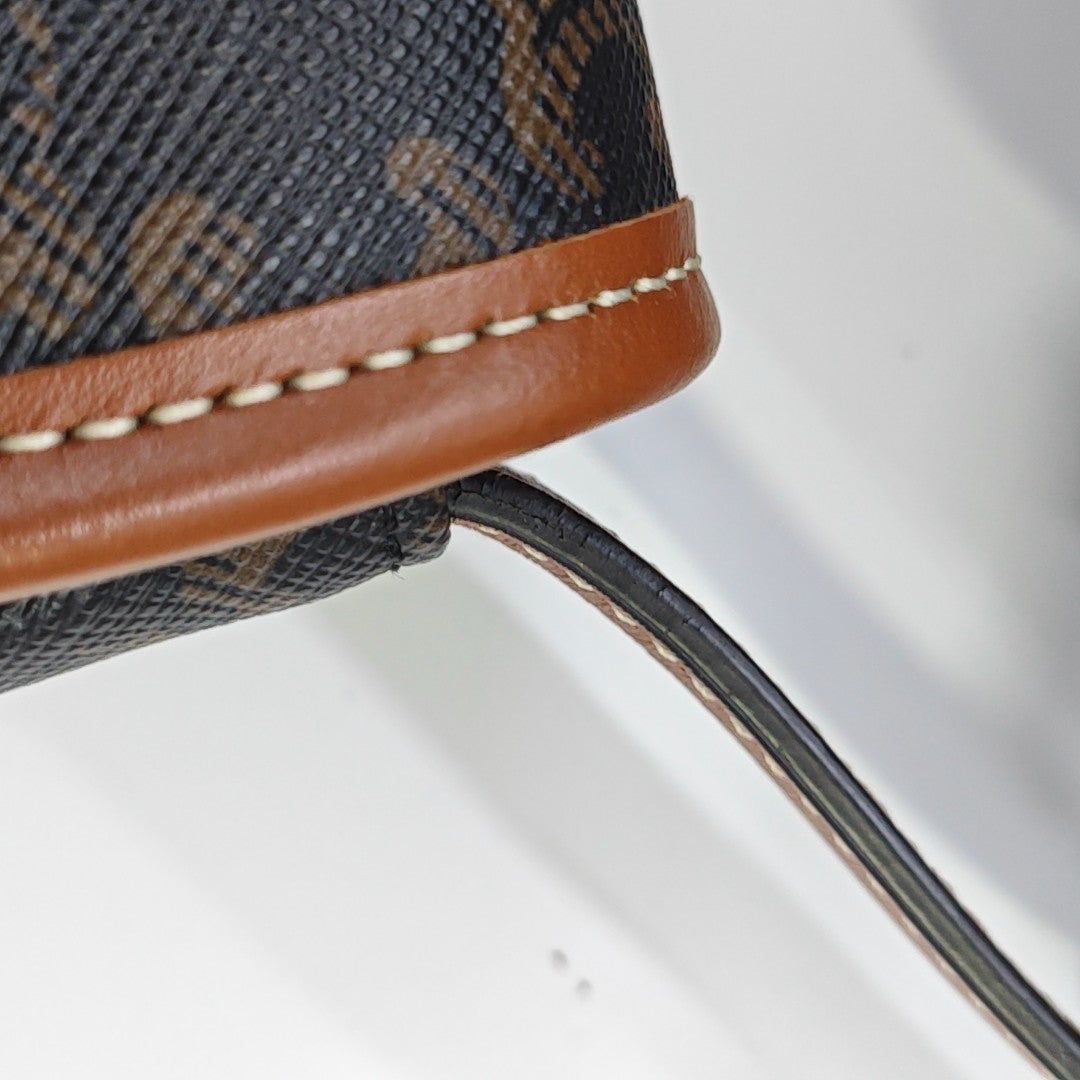 BESACE Coated Canvas Brown