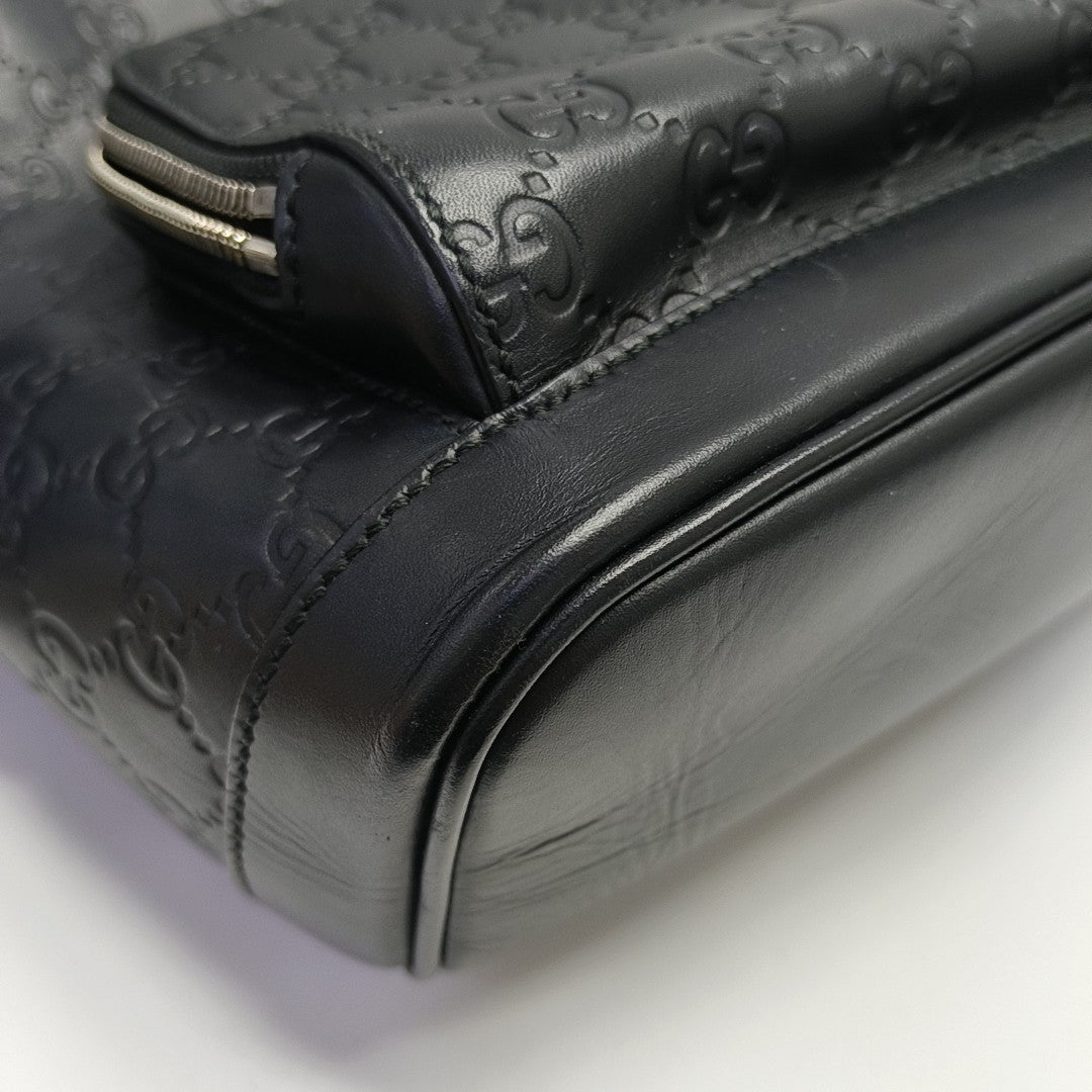 Signature Monogram Calfskin Black