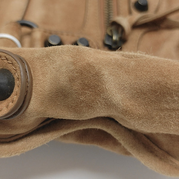 LE CITY Small Suede Brown