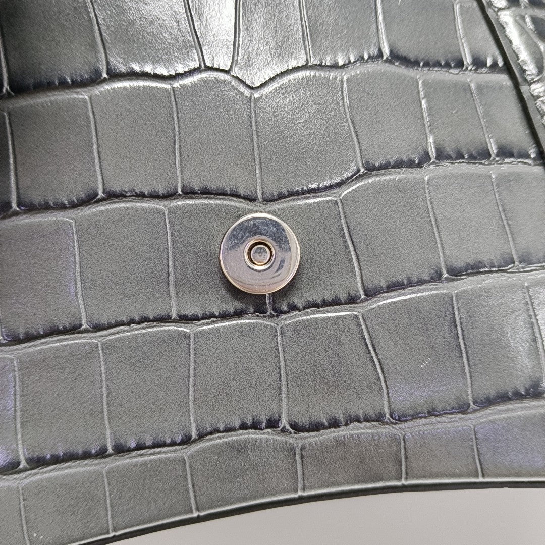 Hourglass S Calfskin Gray