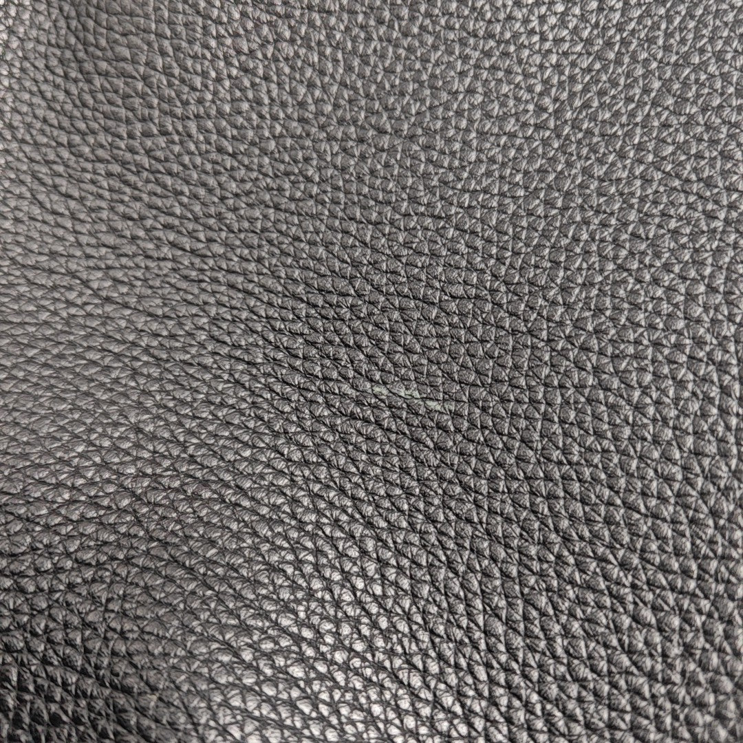 Calfskin Top Handle Bag Black