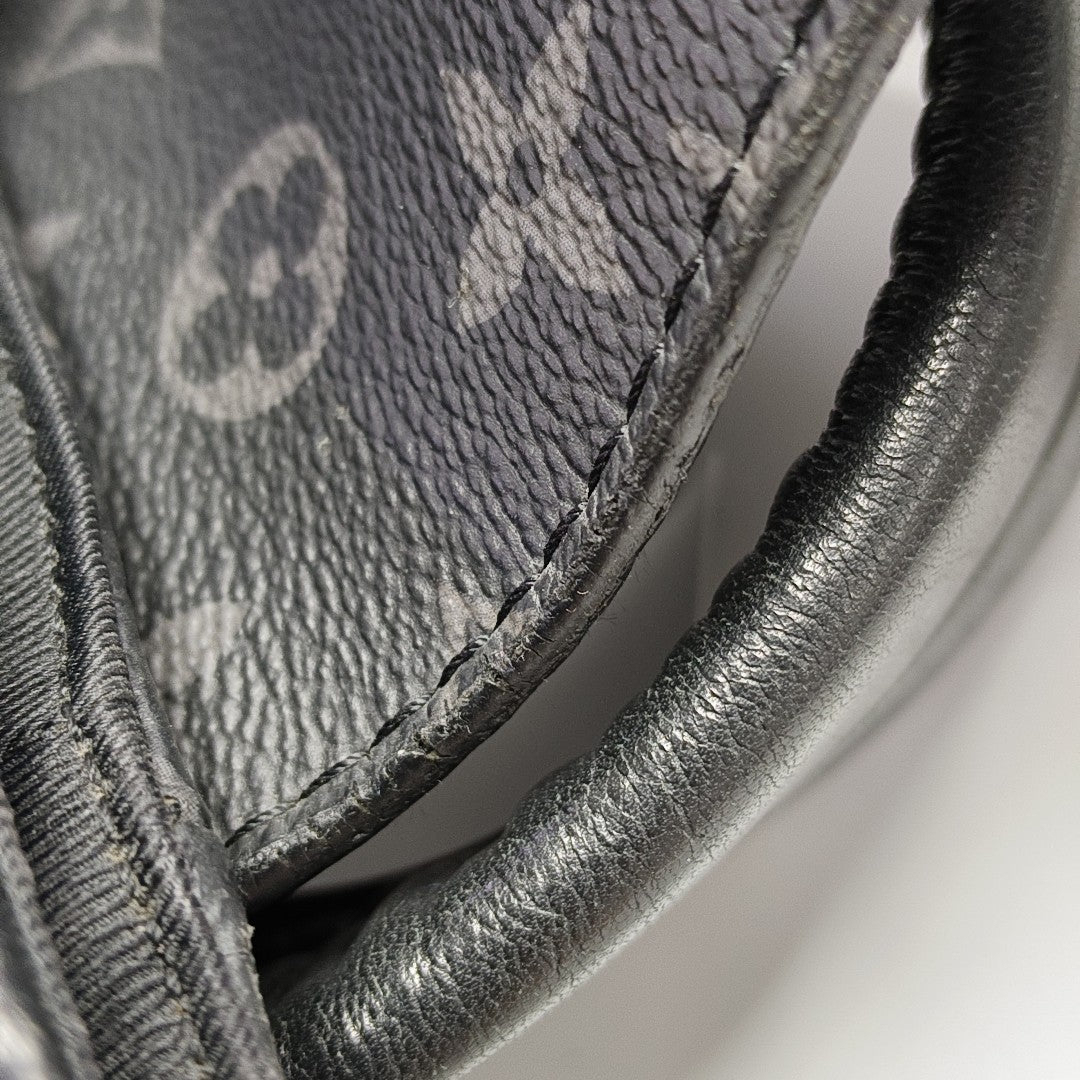 STEAMER Monogram Coated Canvas Black