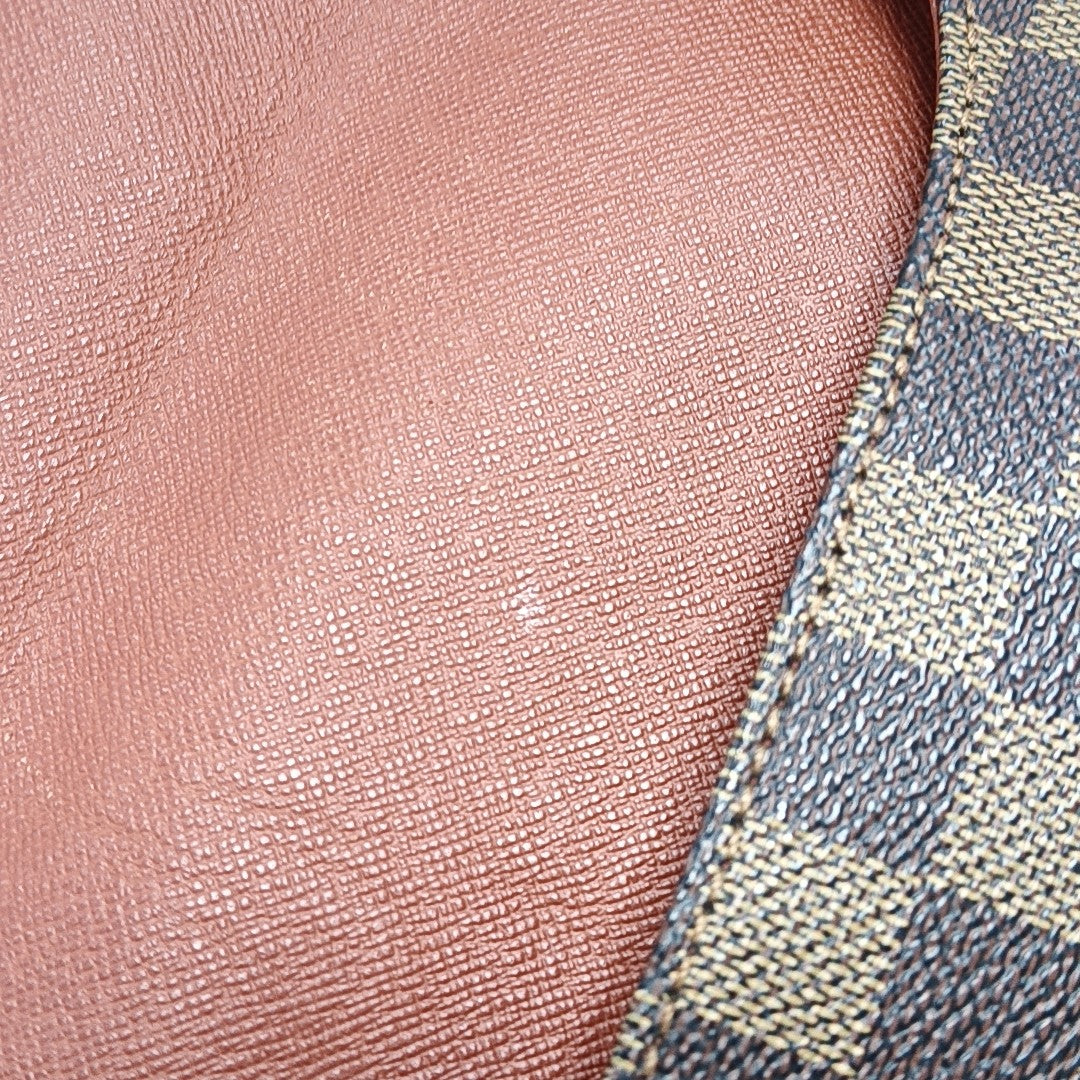 MUSETTE TANGO Damier Ebene Coated Canvas Brown